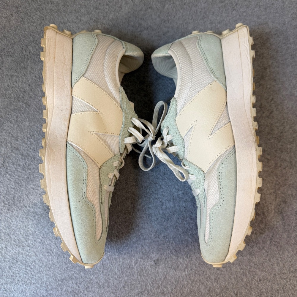 New Balance‎ x CALIA 327 Lifestyle White Mint Sneakers Shoes Womens Size 11 - Picture 8 of 11